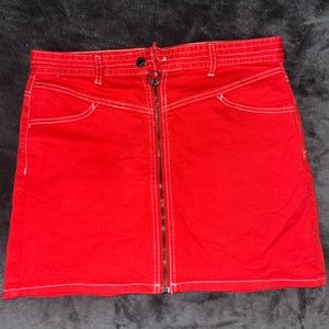 Red skirt from forever 21